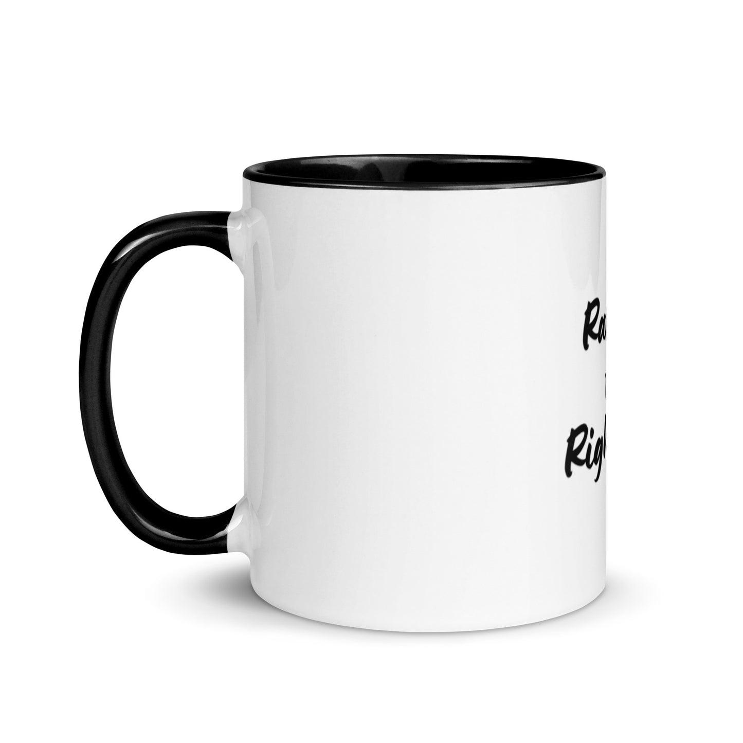 Ratchet to Righteous Mug with Black Color Inside